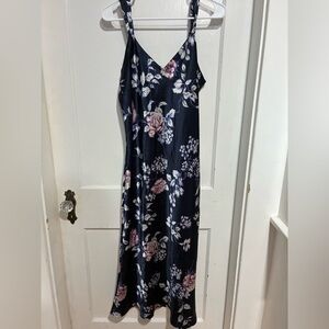 Inner Most Floral Navy Slip Dress Size M